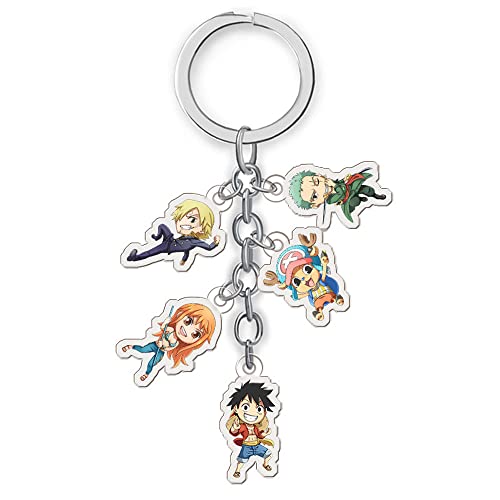 One Piece Mugiwara Crew First Members Keychain